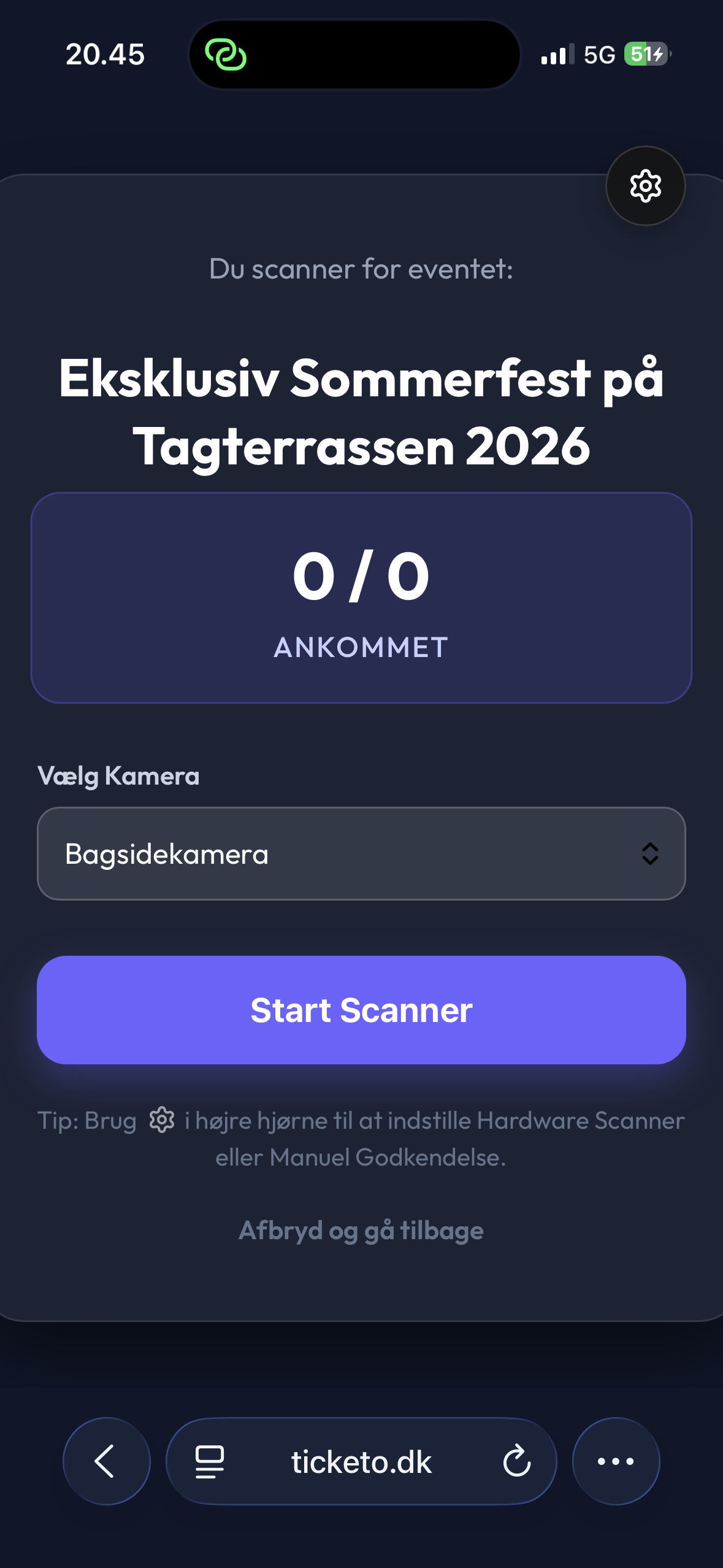 Scanner forside